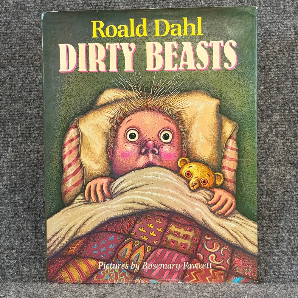 Dirty Beasts Roald Dahl Vintage 1983 First American Edition Hardcover Book